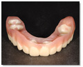 ジルコニア一体式小型義歯